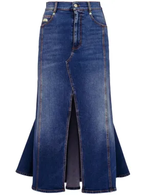 Alexander Mcqueen Skirts Denim