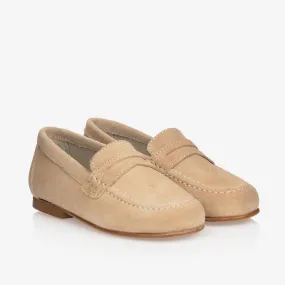 Beige Suede Shoes