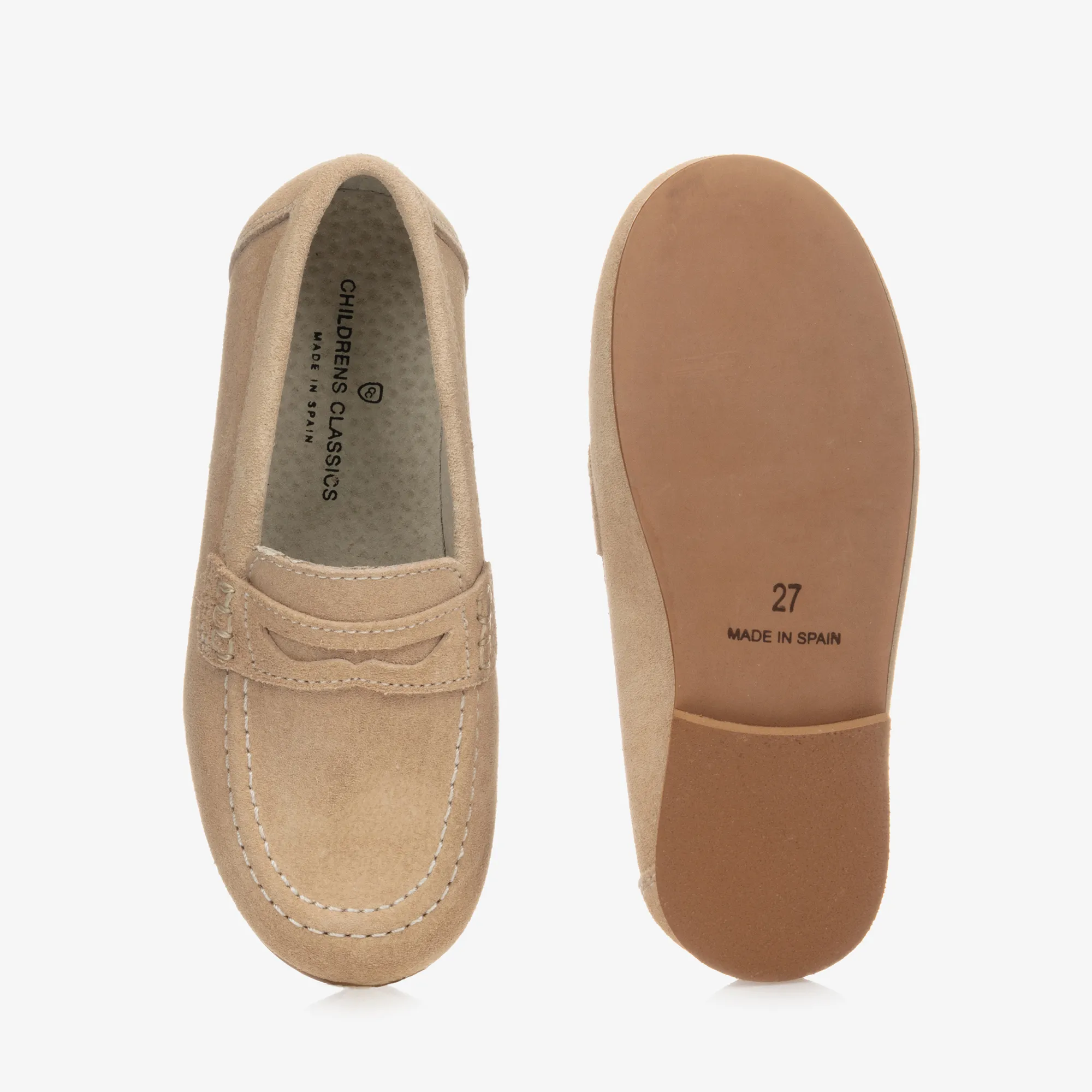 Beige Suede Shoes