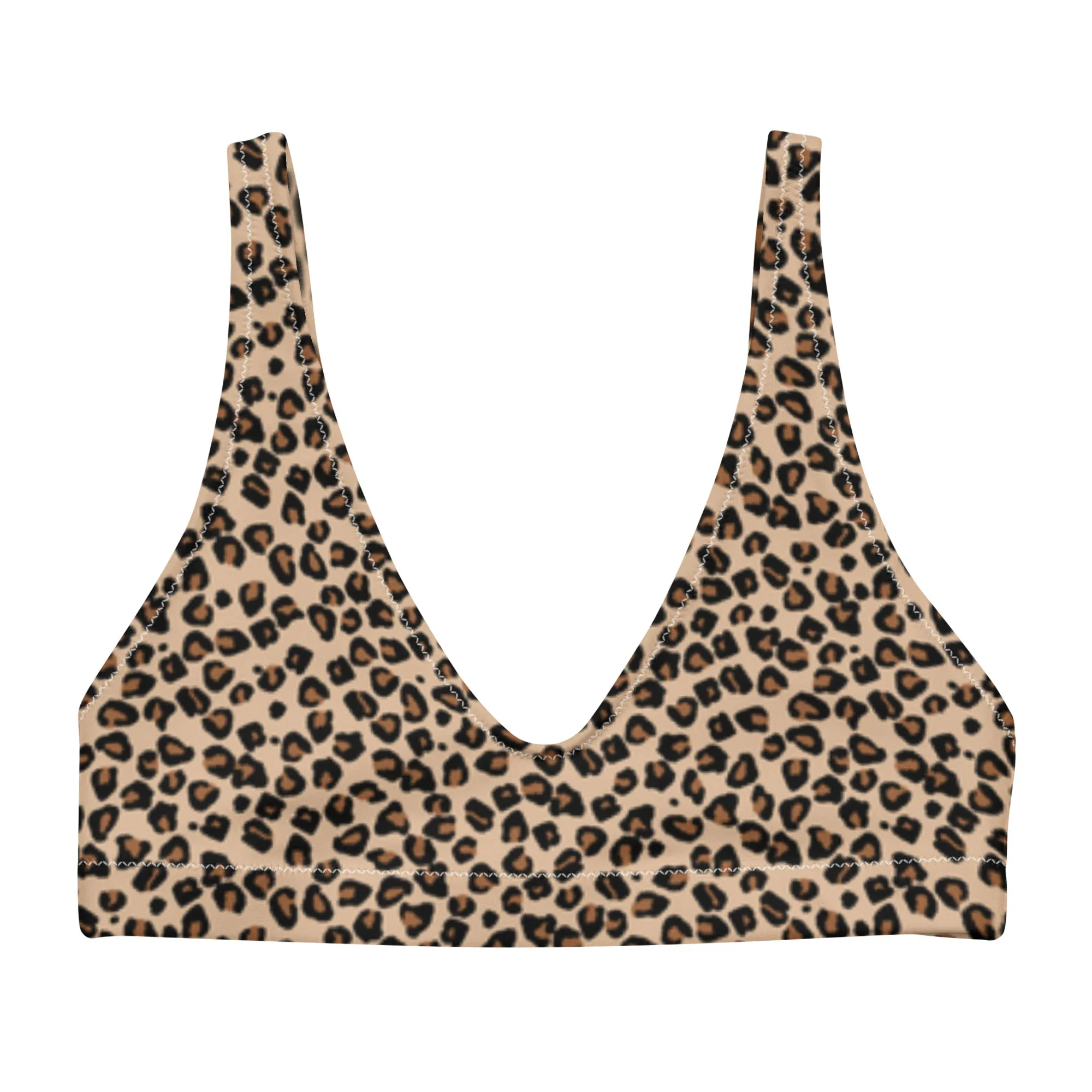 BELLA ECO PADDED BIKINI TOP | LEOPARD