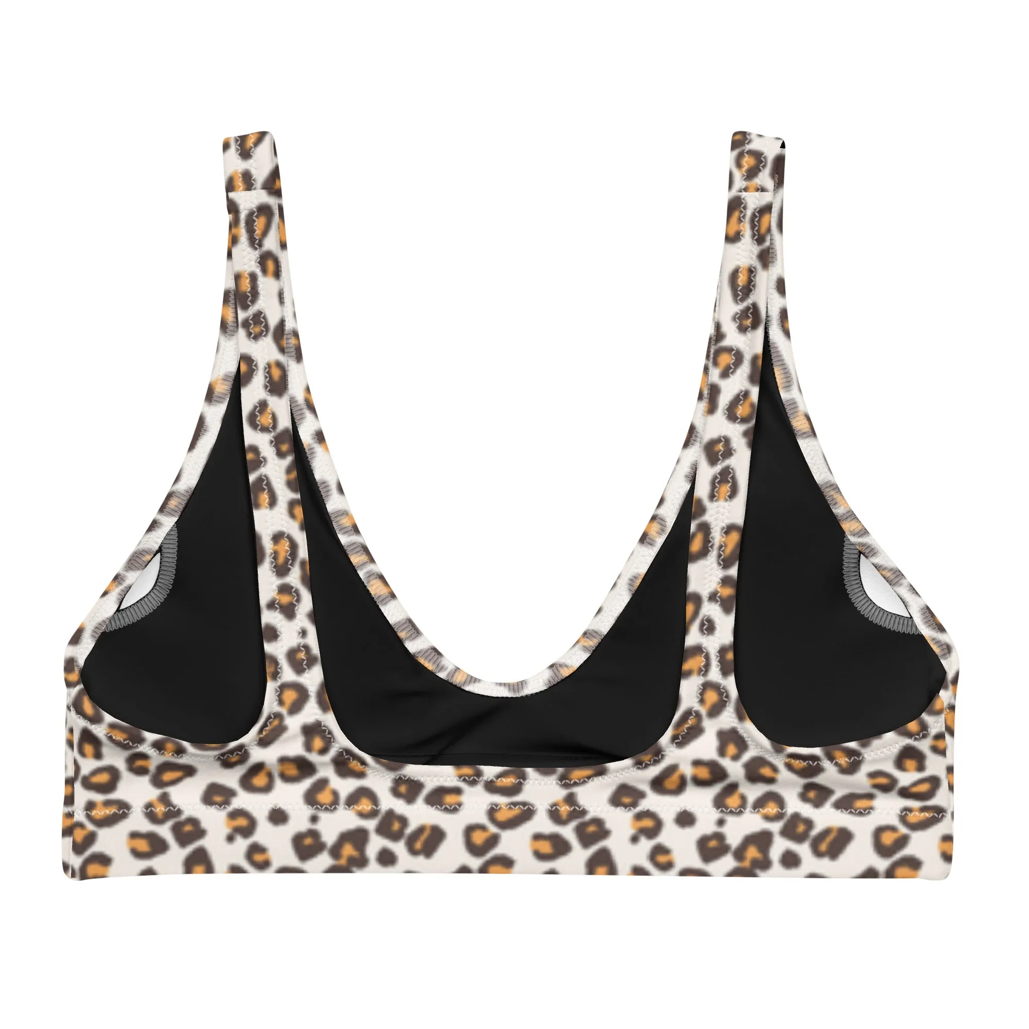 BELLA ECO PADDED BIKINI TOP | LEOPARDA