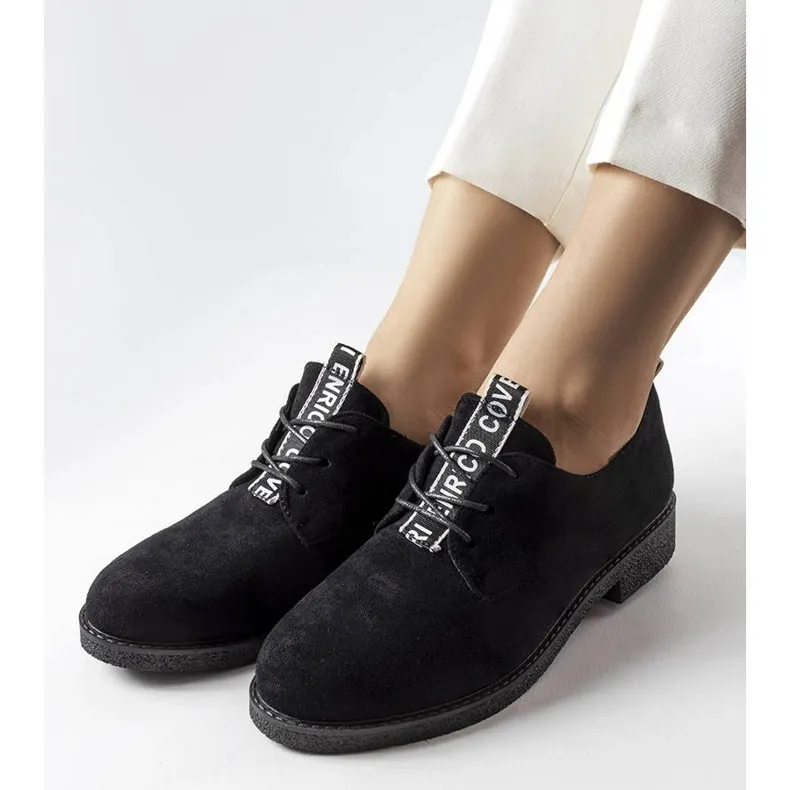 Black suede shoes from Sunderland