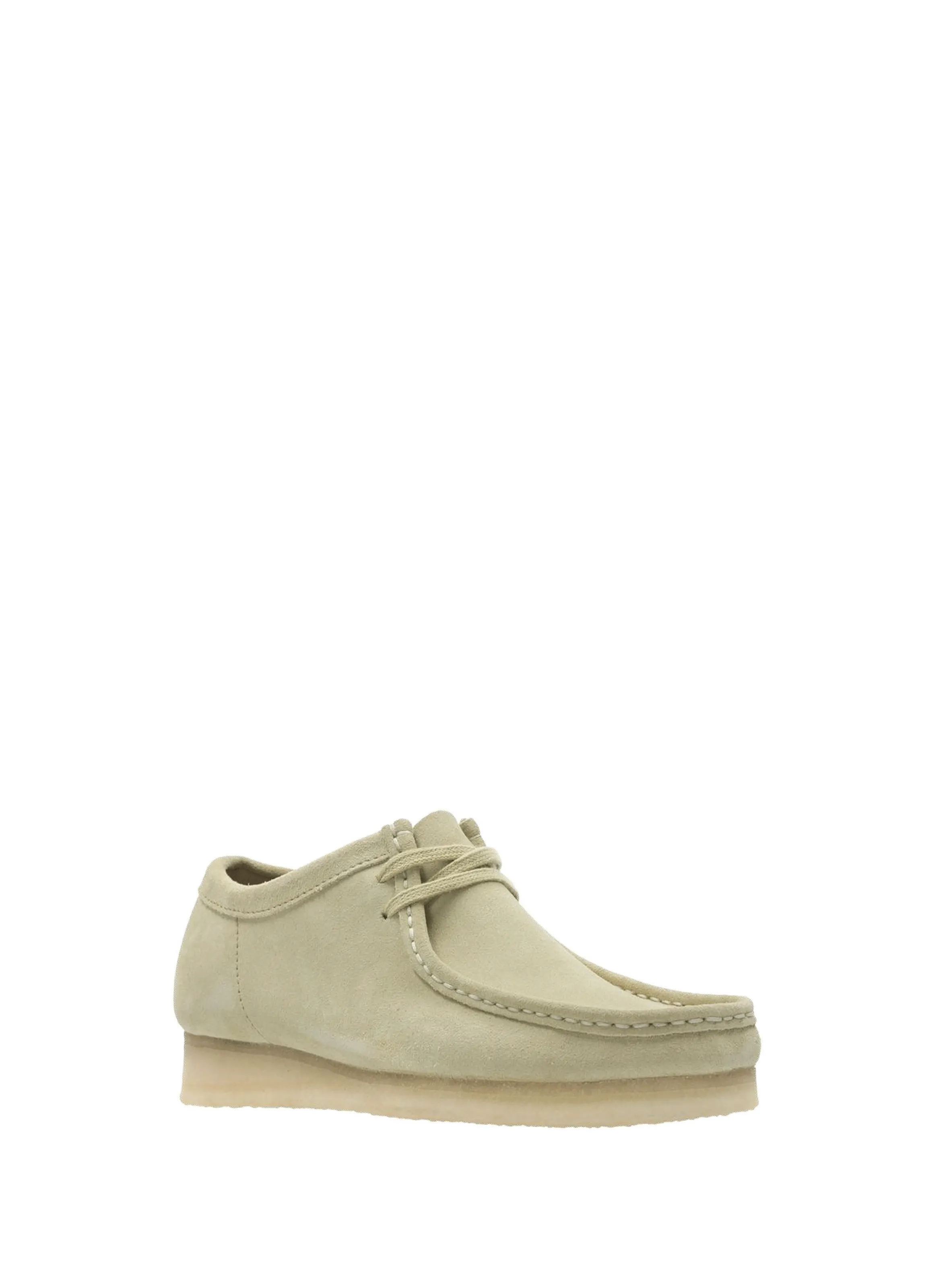 CLARKS  Wallabee suede shoes - Beige