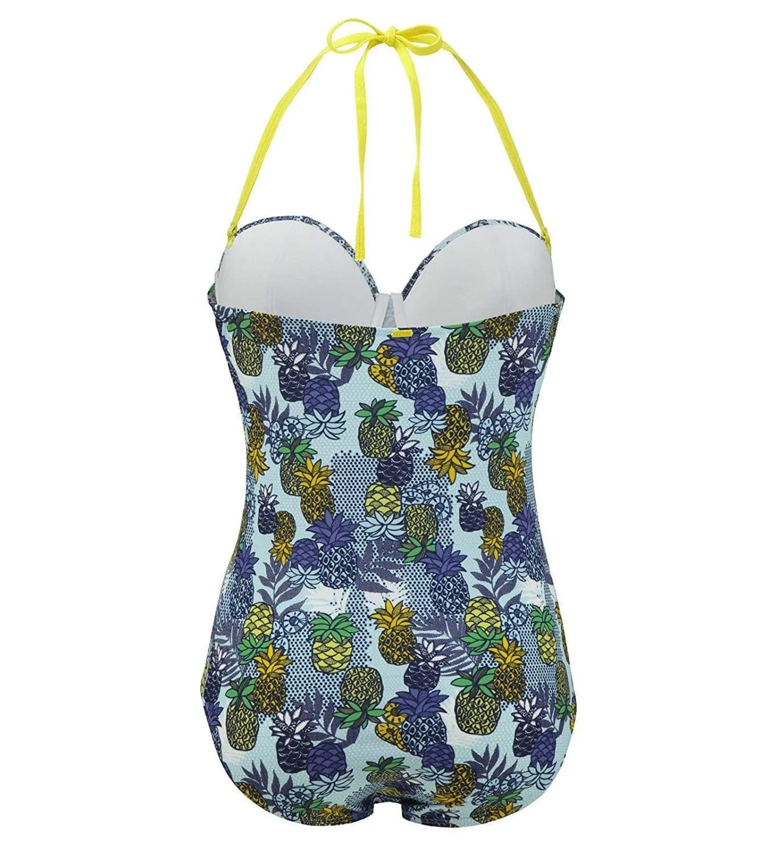 Cleo by Panache Carmen Padded Bandeau Strapless Swimsuit (CW0110) - Tropical Print