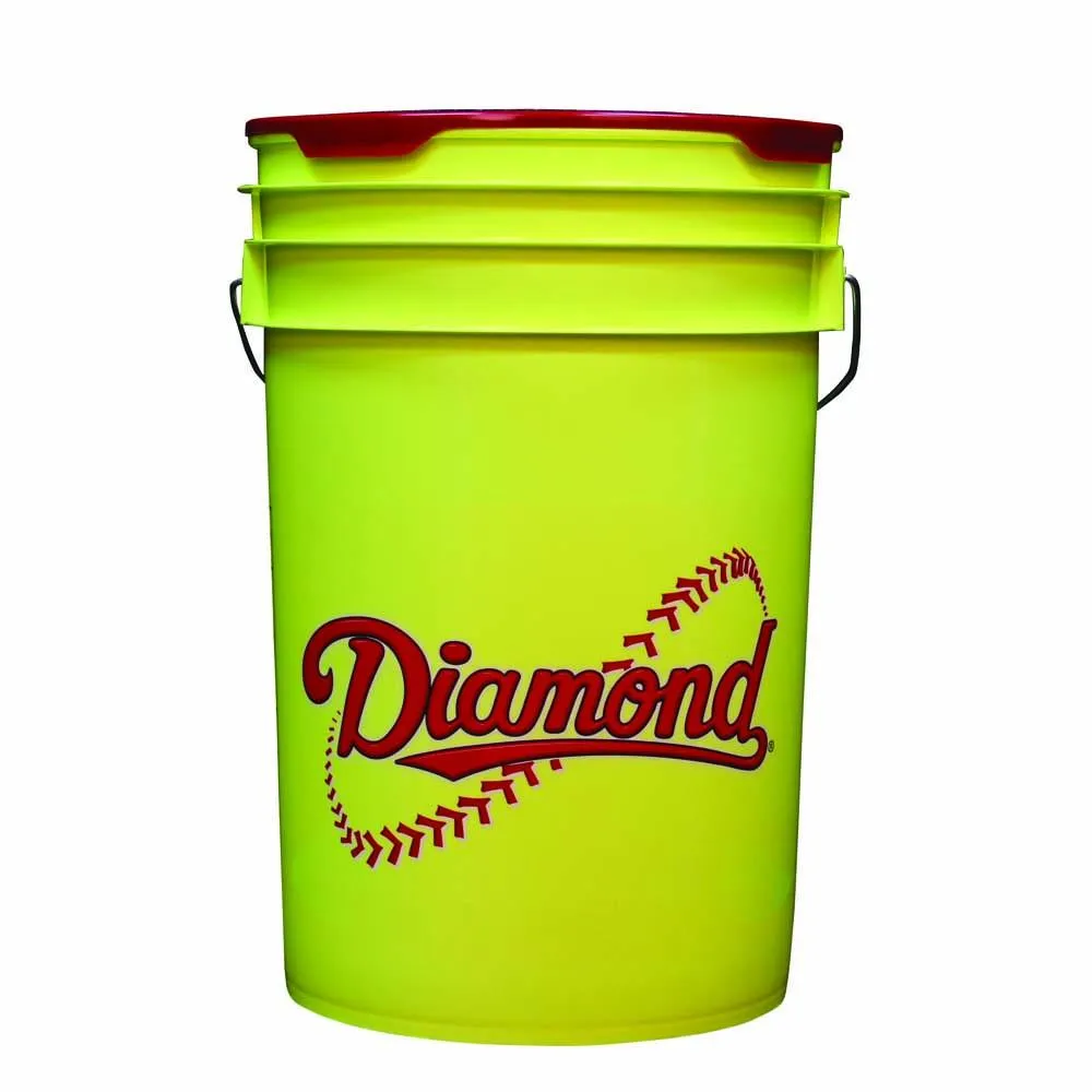 Diamond 6 Gallon Ball Bucket with Padded Lid: BKT