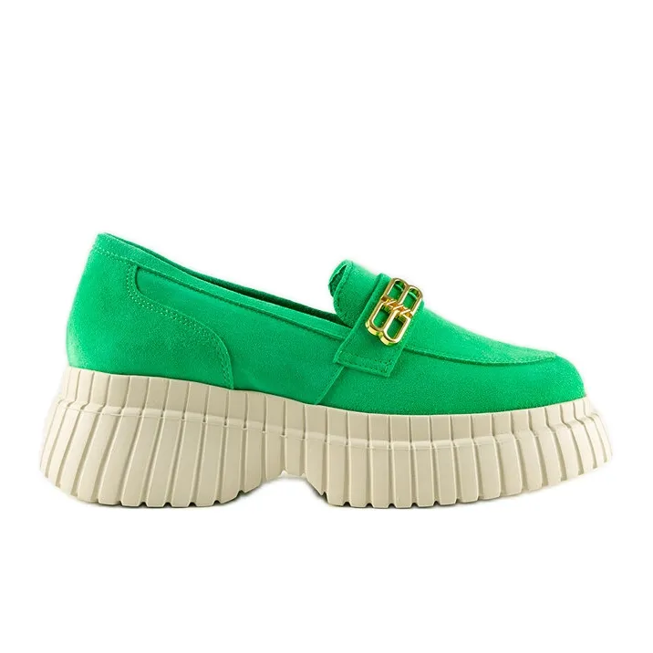 Karino green suede shoes