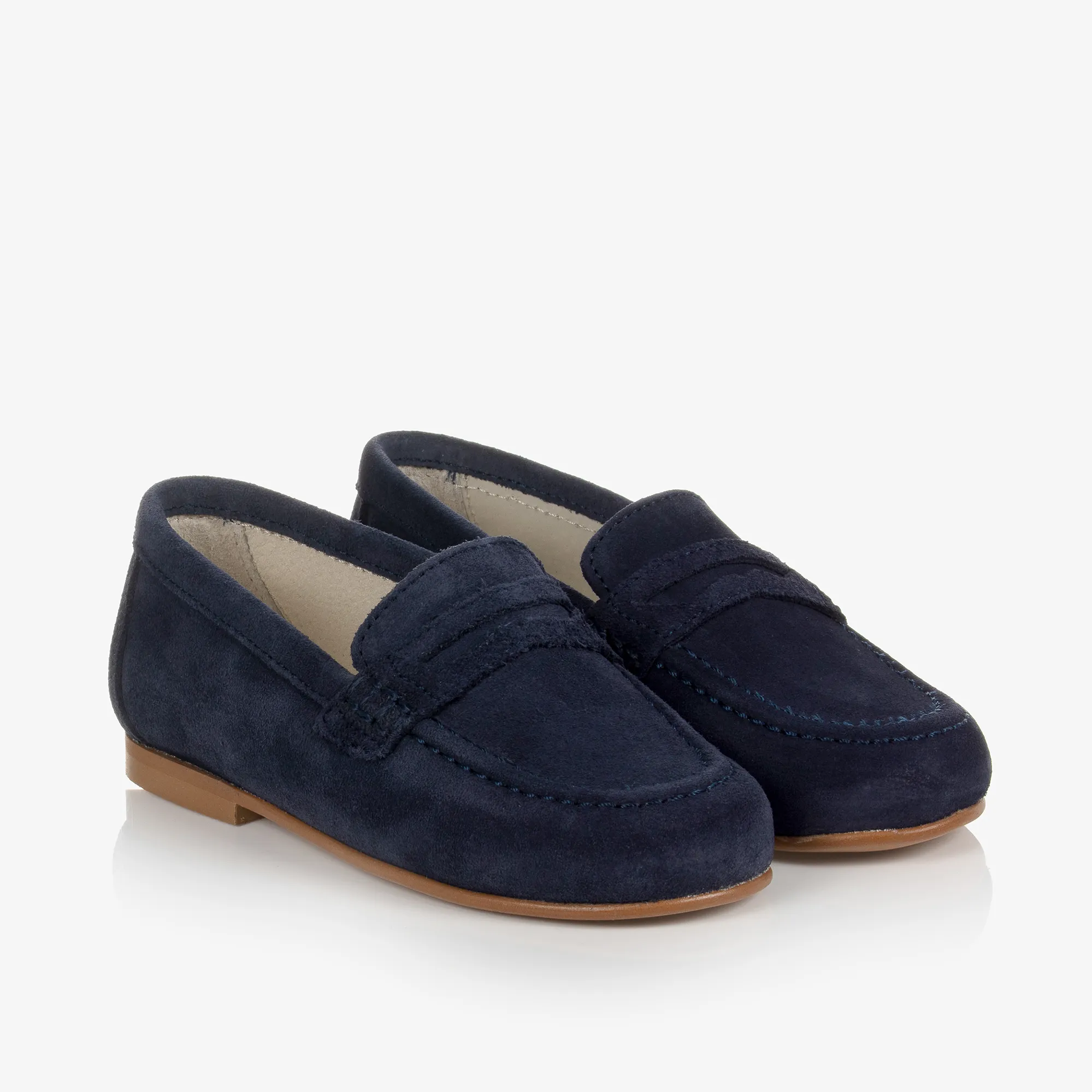 Navy Blue Suede Shoes