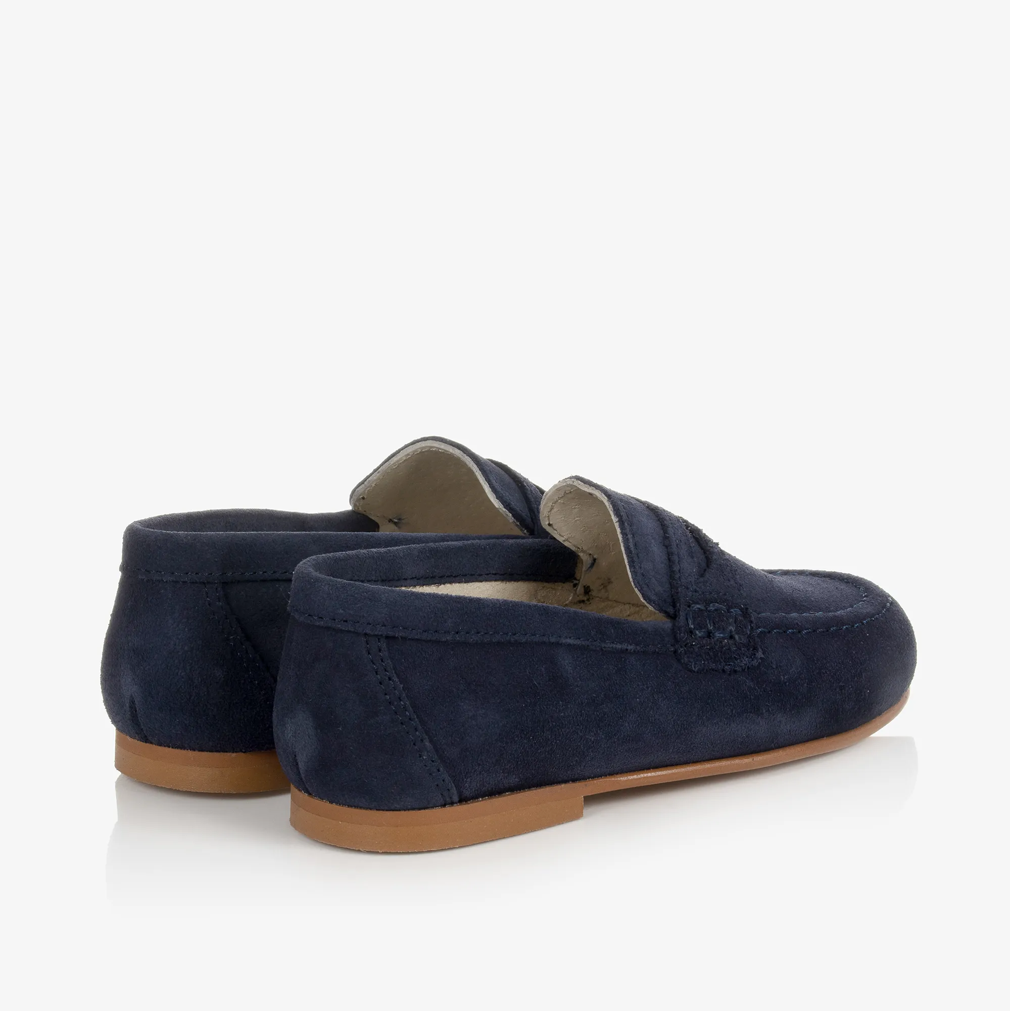 Navy Blue Suede Shoes