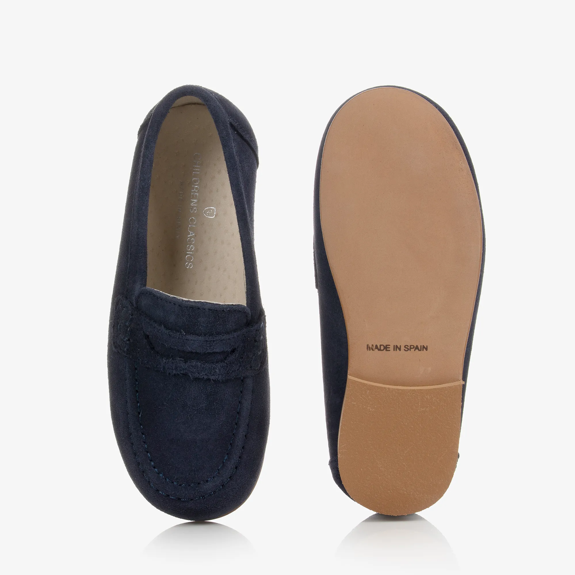 Navy Blue Suede Shoes