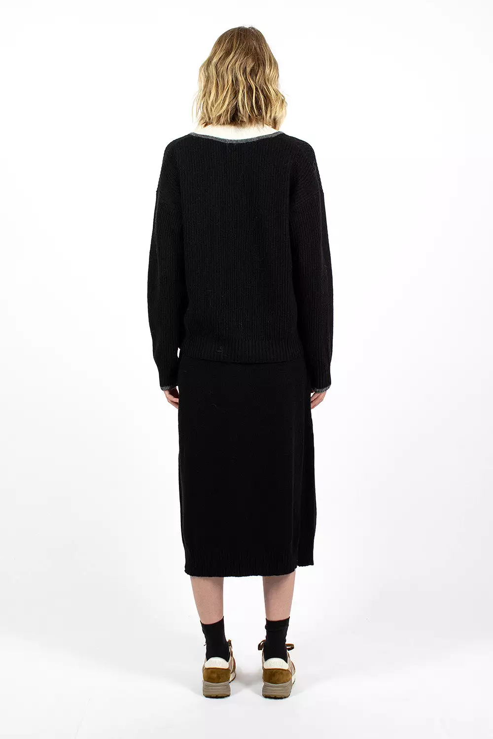 Ribbed Skirt Cashmere Blend