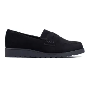 SHELOVET Classic black suede shoes