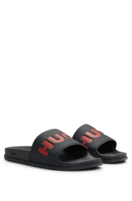 Slides with logo strap