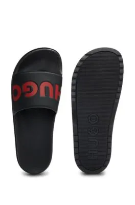 Slides with logo strap