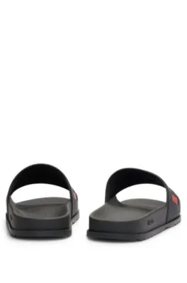 Slides with logo strap