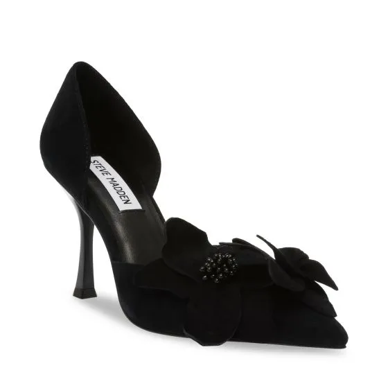 Steve Madden Florentina Black Suede Shoes