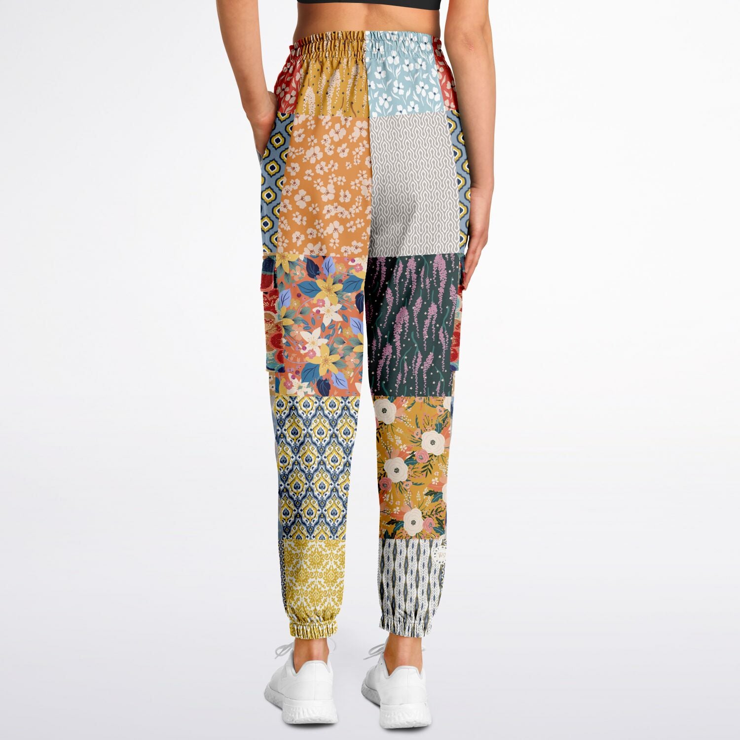 Tallulah Bankhead Patchwork Cargo Sweats