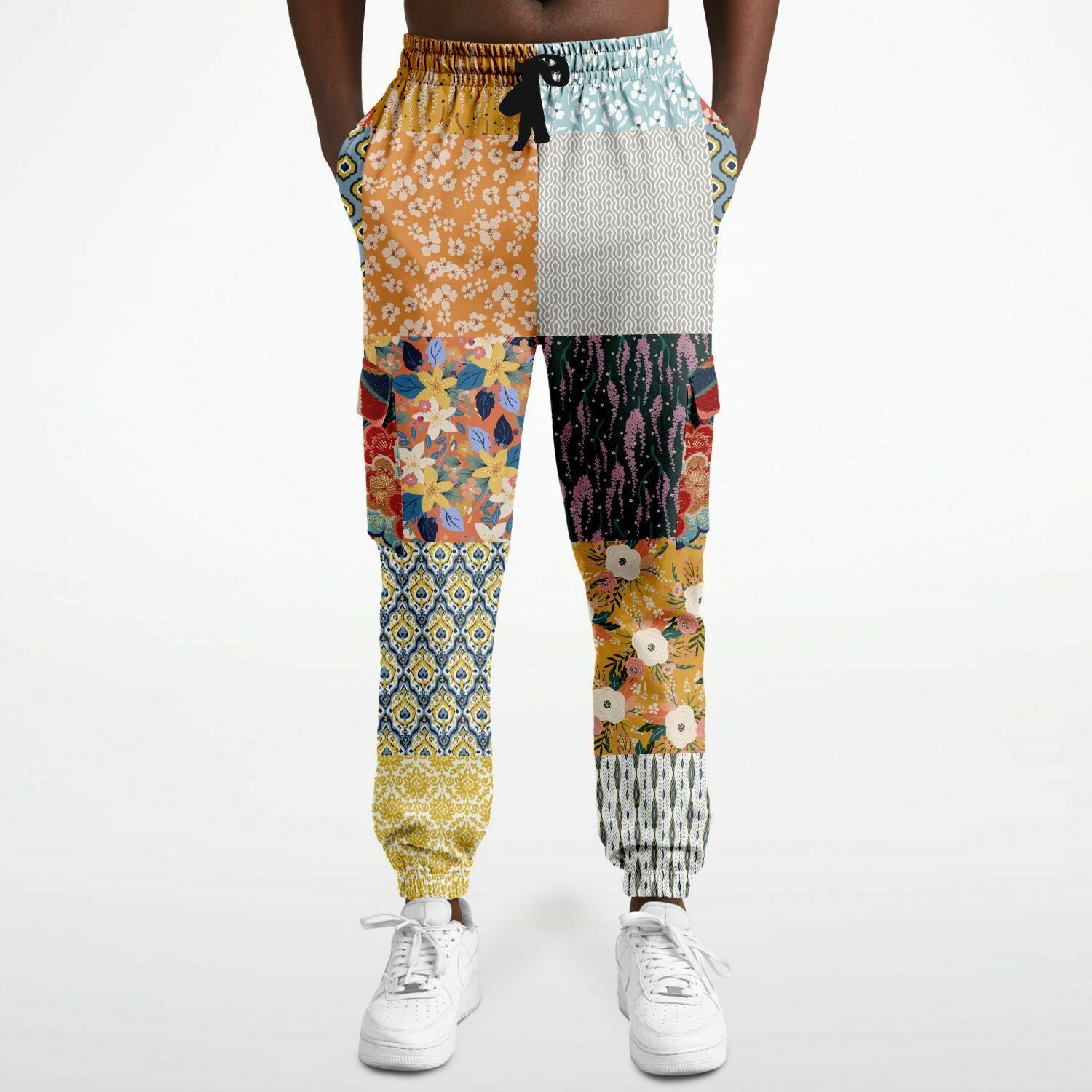 Tallulah Bankhead Patchwork Cargo Sweats